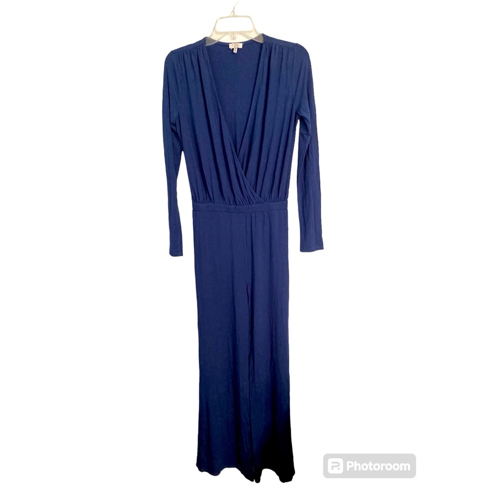 TOBI long sleeve jumpsuit wrap style v-neck Size S